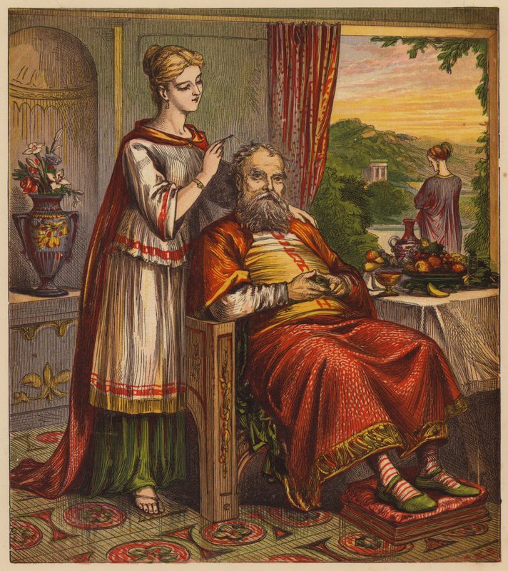 Ezop Masalları: Adam ve İki Sevgilisi (renkli taş) by English School