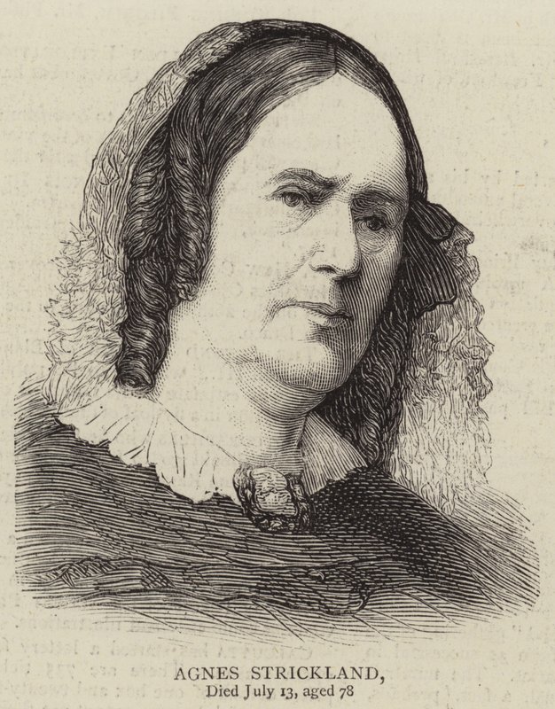 Agnes Strickland (gravür) by English School