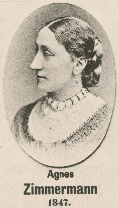Agnes Zimmermann (gravür) by English School