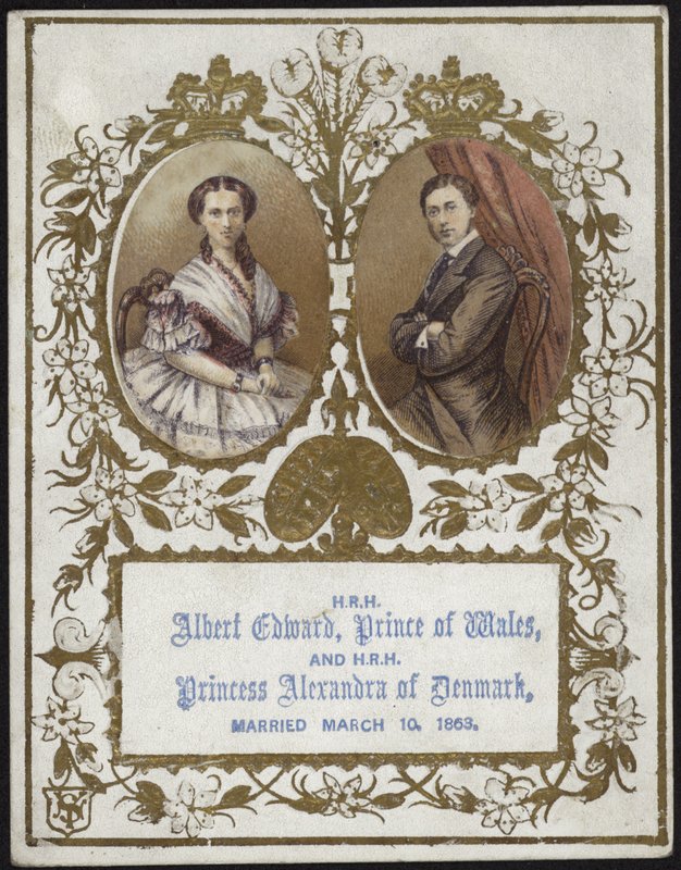 Albert Edward, Galler Prensi ve Danimarka Prensesi Alexandra by English School