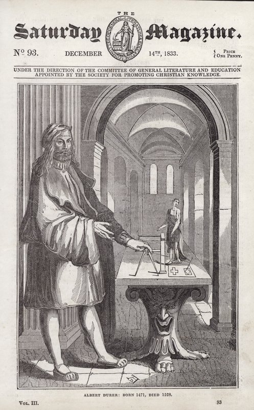 Albert veya Albrecht Durer (gravür) by English School
