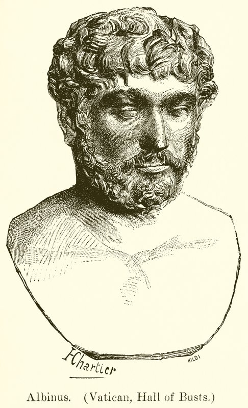 Albinus. (Vatikan, Büstler Salonu) by English School
