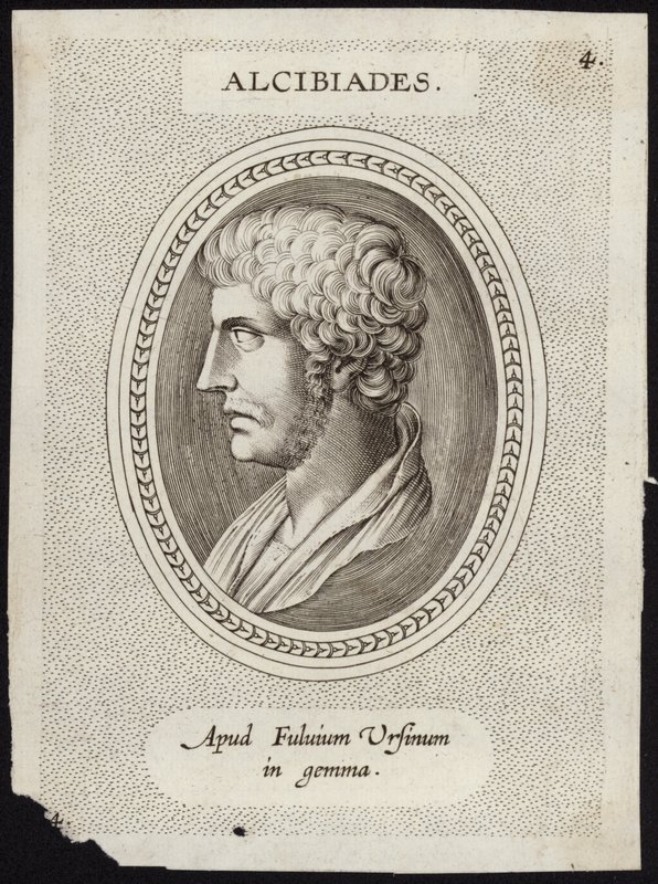 Alcibiades, önde gelen bir Atinalı devlet adamı by English School