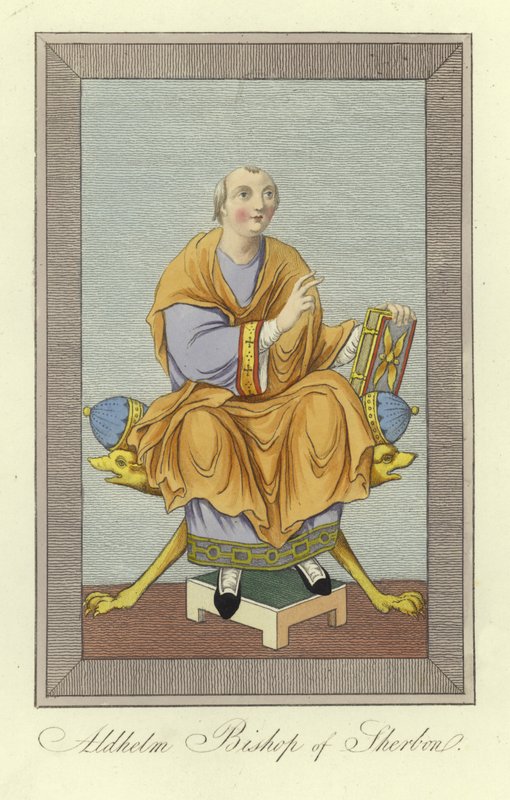 Aldhelm, Sherborne Piskoposu by English School