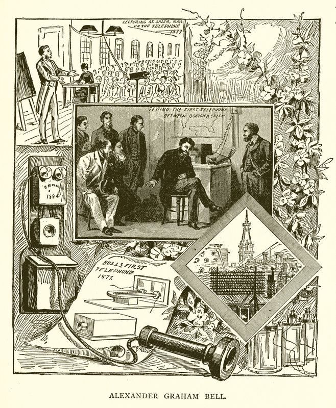 Alexander Graham Bell by English School