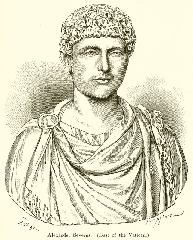 Alexander Severus. (Vatikan Büstü) by English School