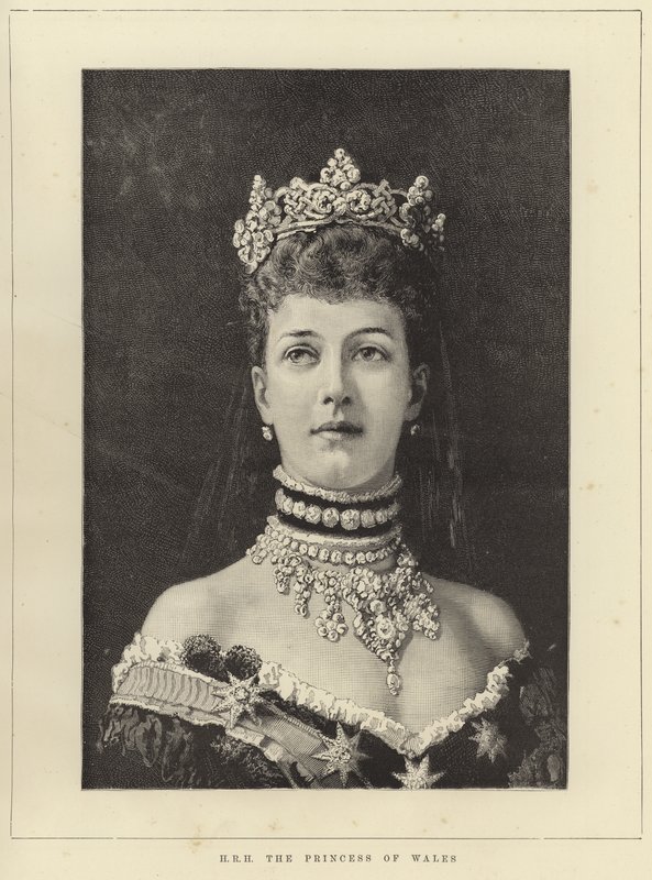 Alexandra, Galler Prensesi by English School