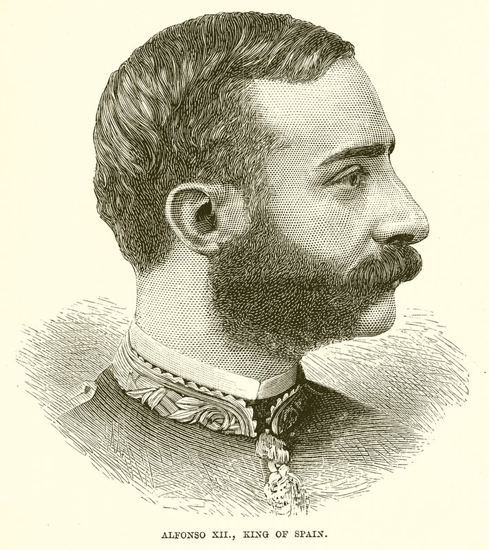 Alfonso XII, İspanya Kralı by English School