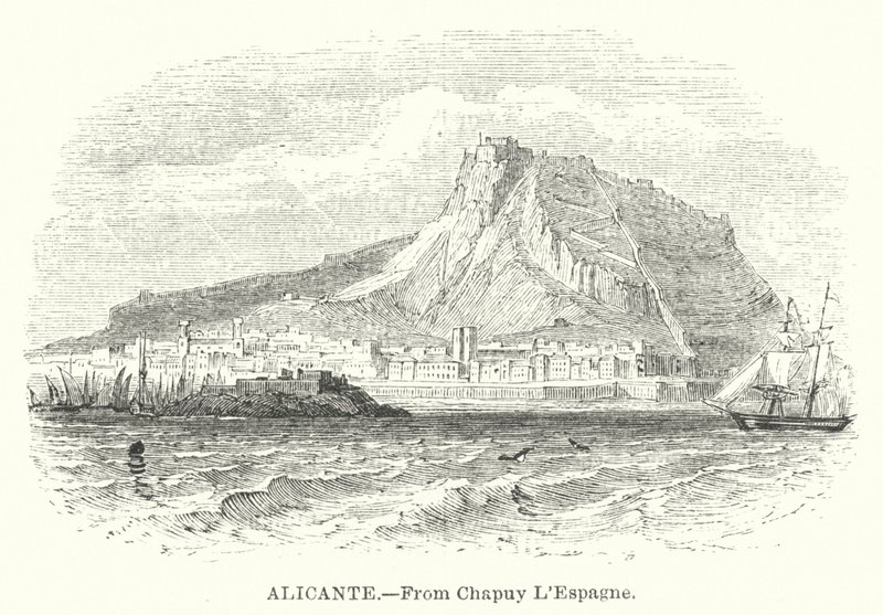 Alicante (gravür) by English School