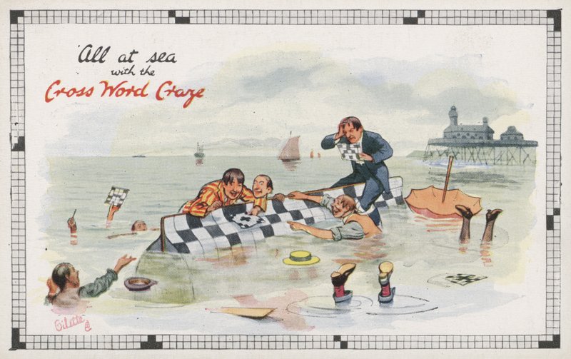 Cross Word Craze (renkli taş) ile her şey denizde by English School