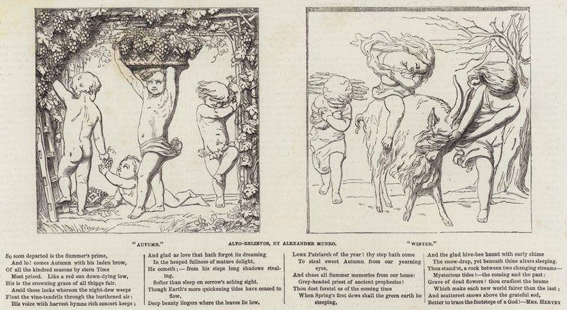 Alto-Relievos, Alexander Munro tarafından (gravür) by English School
