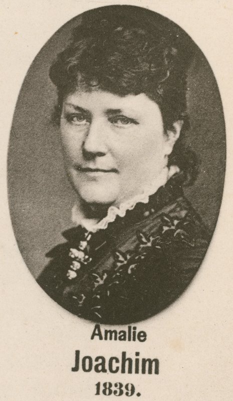 Amalie Joachim (gravür) by English School