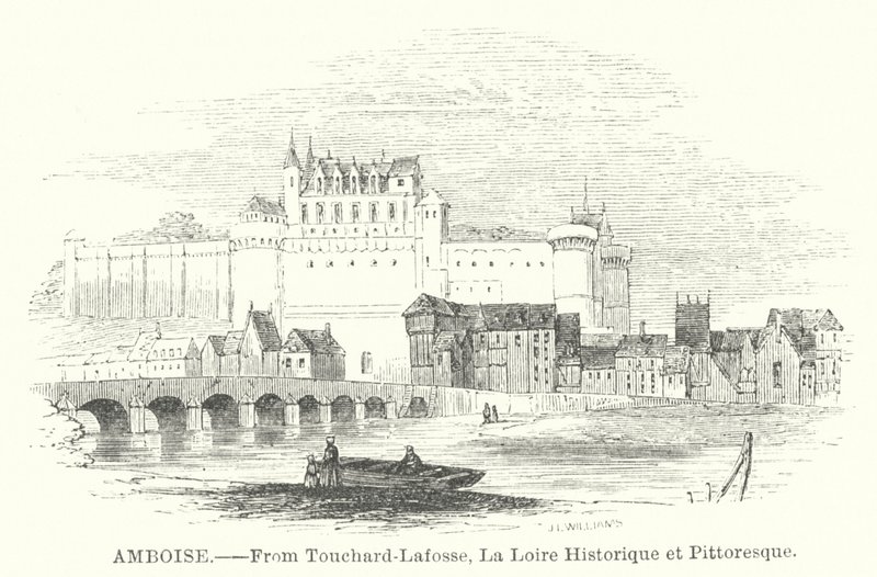 Amboise (gravür) by English School