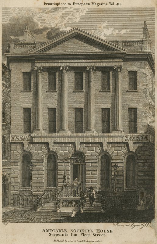Dostane Toplumlar Evi, Serjeants Inn, Fleet Street, Londra by English School
