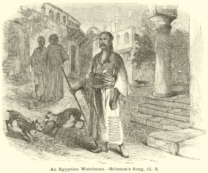 Mısırlı Bir Bekçi, Solomons Song, iii, 3 by English School