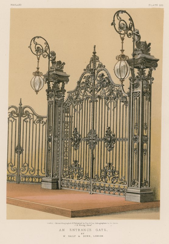 Bir Giriş Kapısı, W Baily and Sons, Londra by English School