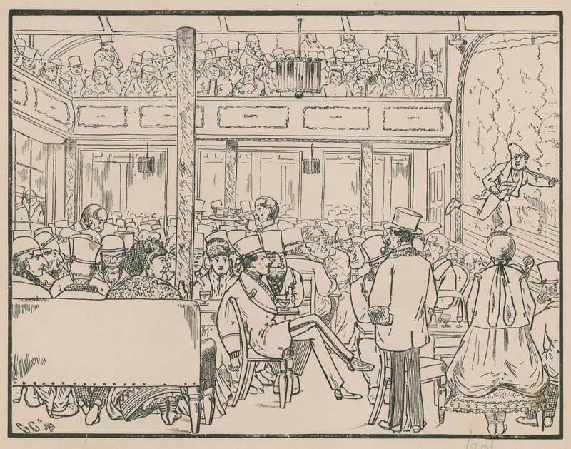 Müzik salonunda bir seyirci by English School