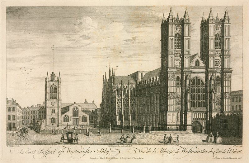 Westminster Abbey, Londra'nın doğu umudu by English School