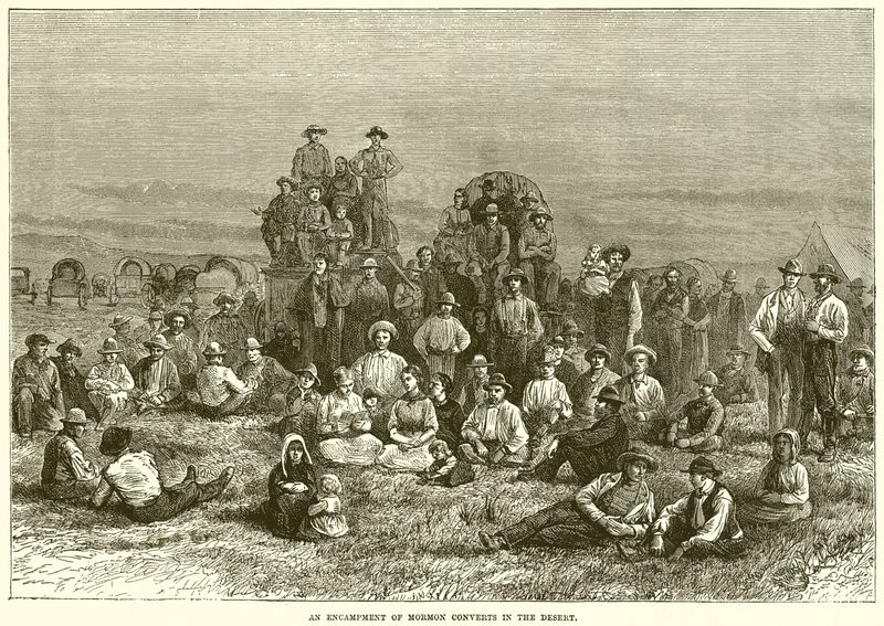 Çölde bir Mormon kampı by English School