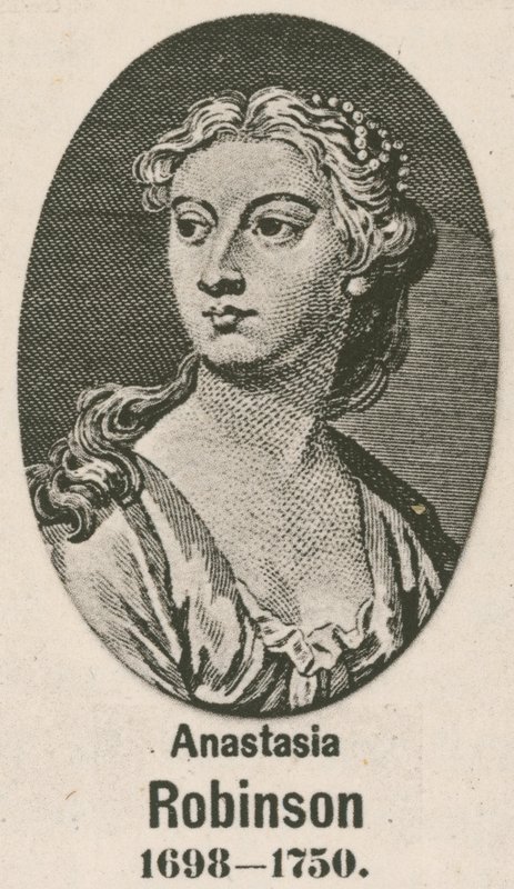 Anastasia Robinson (gravür) by English School