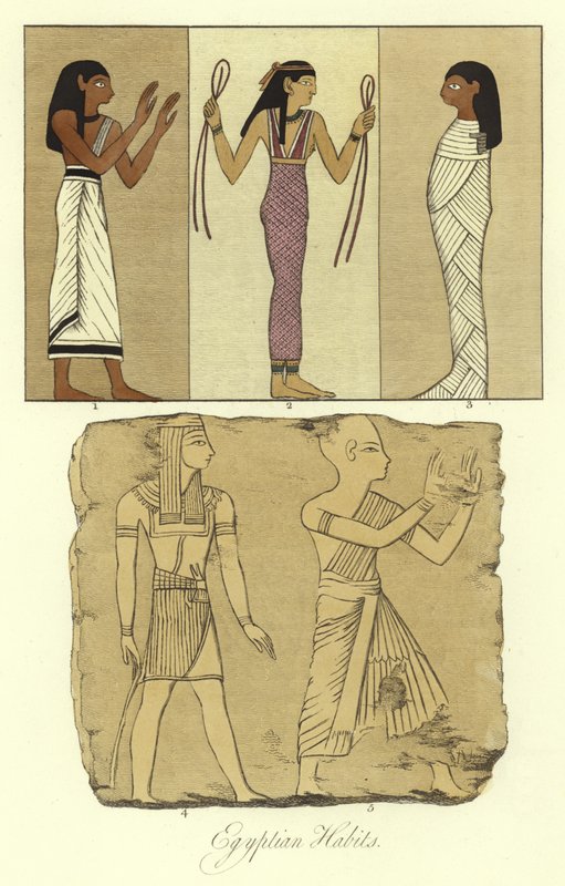 Antik Mısır kostümleri by English School