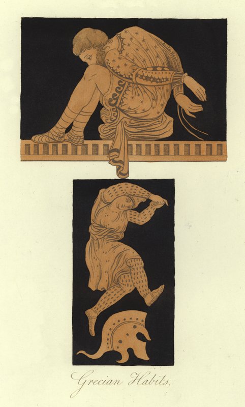 Antik Yunan kostümleri by English School