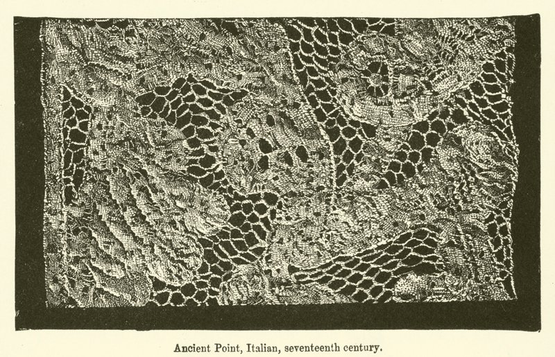 Antik Nokta, İtalyanca, on yedinci yüzyıl (gravür) by English School