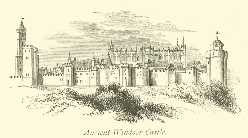 Antik Windsor Kalesi by English School