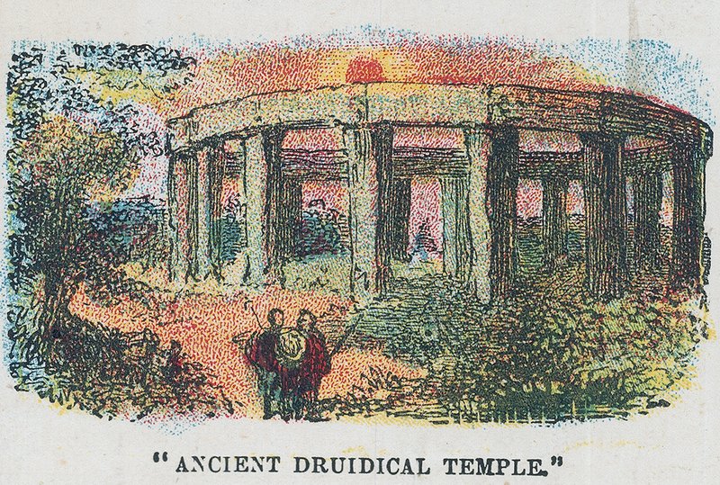 Antik druid tapınağı by English School