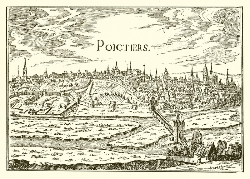 Poitiers antik görünümü by English School