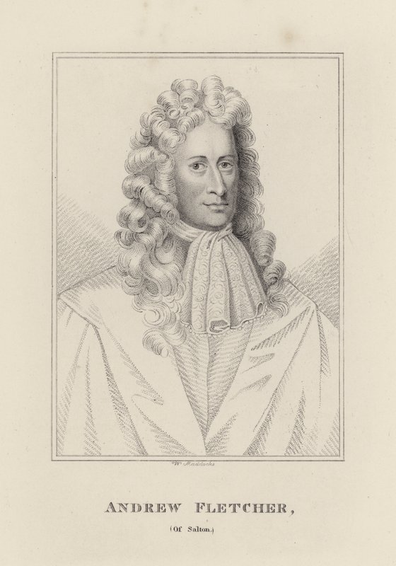 Andrew Fletcher (gravür) by English School