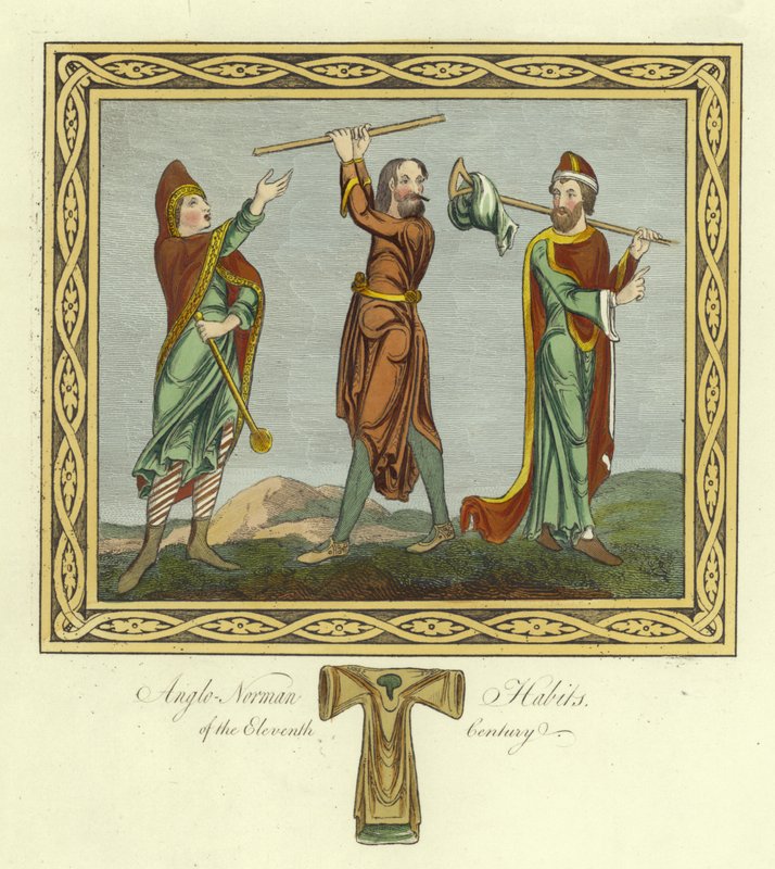 11. Yüzyılın İngiliz-Norman alışkanlıkları by English School