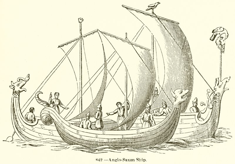 Anglo-Sakson Gemisi by English School