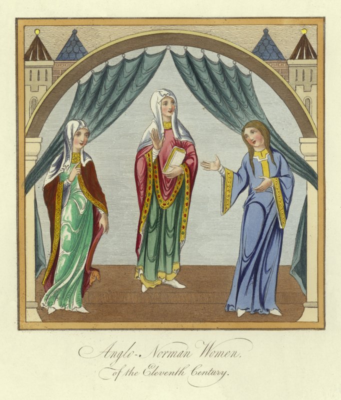 11. Yüzyılın Angol-Norman kadınları by English School