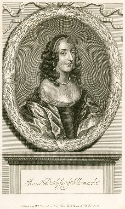 Albemarle'nin Anne Düşesi by English School