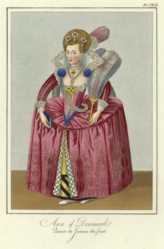 Danimarka Anne, İngiltere Kraliçesi I. James by English School