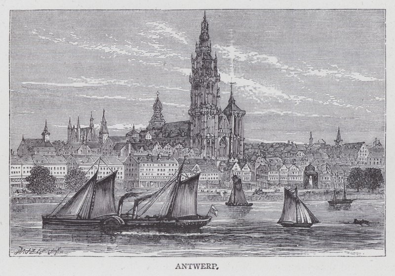 Anvers (gravür) by English School