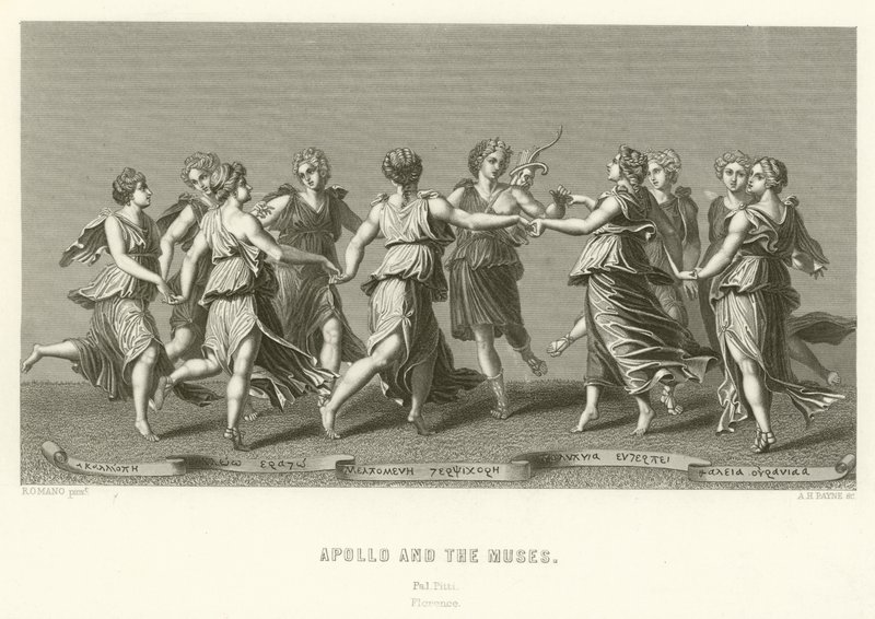 Apollon ve İlham Perileri by English School