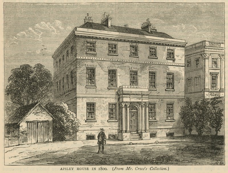 Apsley Evi, Hyde Park, Londra, 1800 by English School