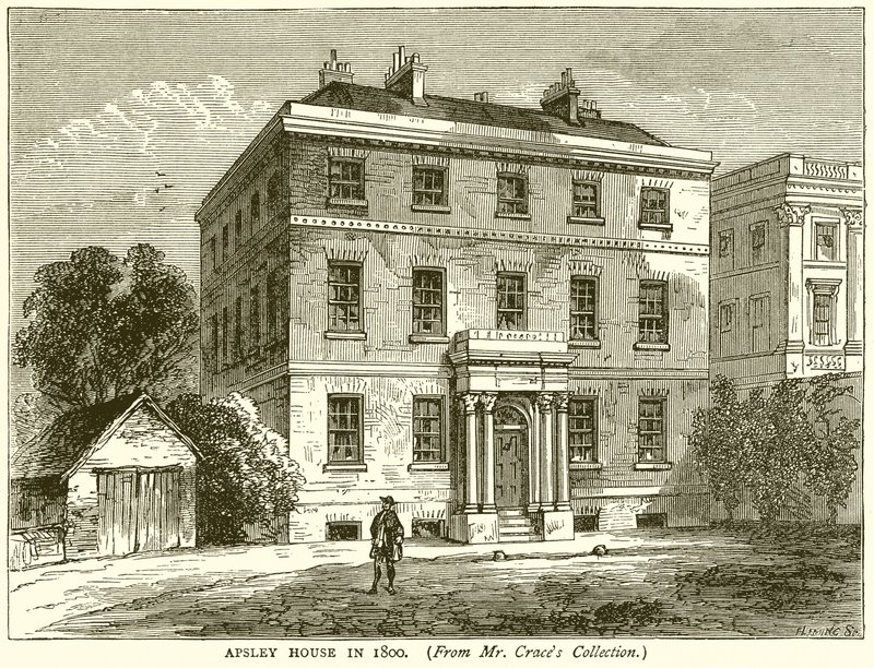 1800 yılında Apsley Evi by English School