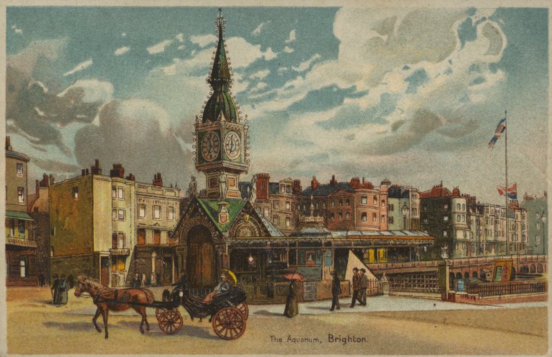 Akvaryum, Brighton, Sussex (renkli taş) by English School