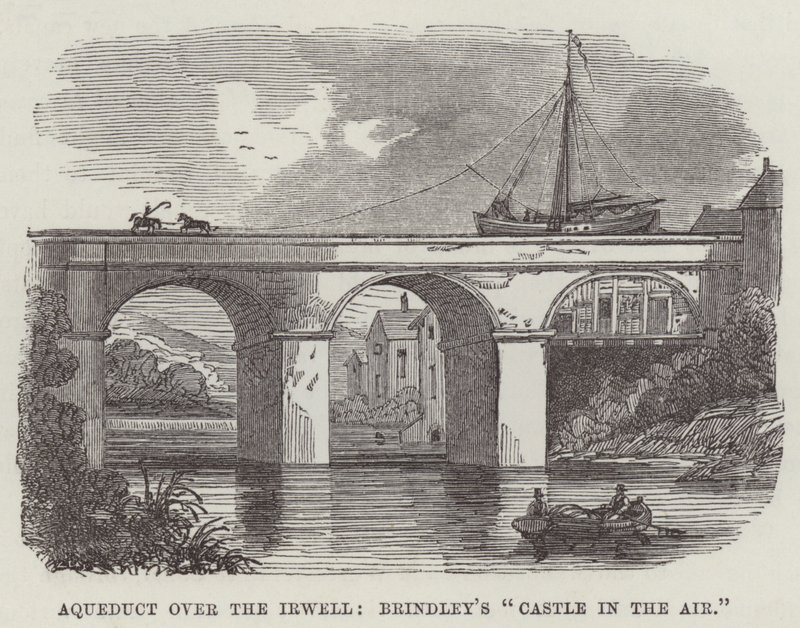 Irwell üzerindeki su kemeri, Brindley
