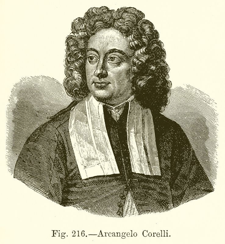 baş melek Corelli by English School