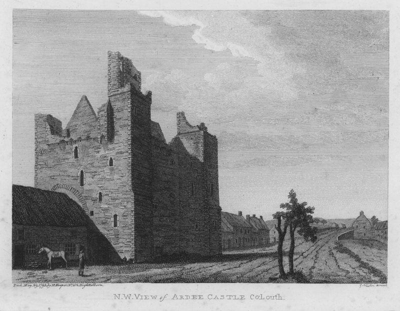 Ardee Kalesi, County Louth, İrlanda by English School