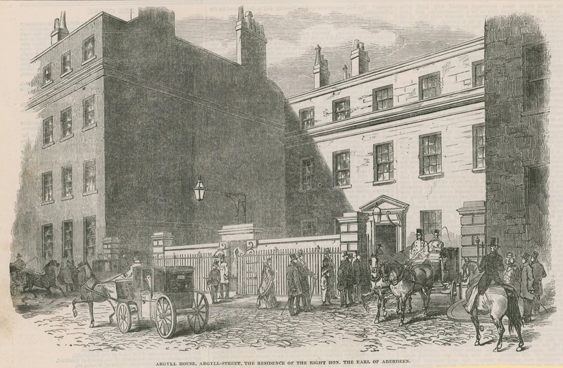 Argyll House, Argyll Street, London  by English School
