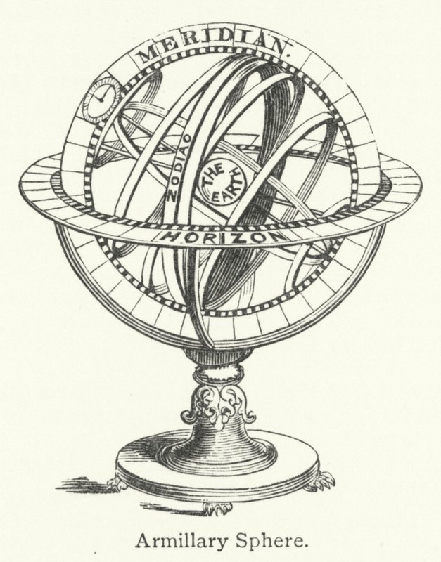 Armillary Sphere (gravür) by English School