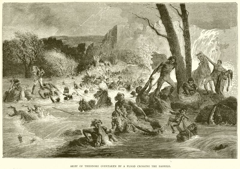 Theodore Ordusu, Bashilo'yu geçen bir Tufan tarafından ele geçirildi by English School