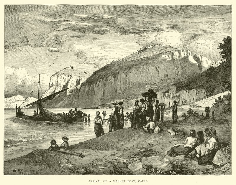 Bir pazar teknesinin gelişi, Capri by English School
