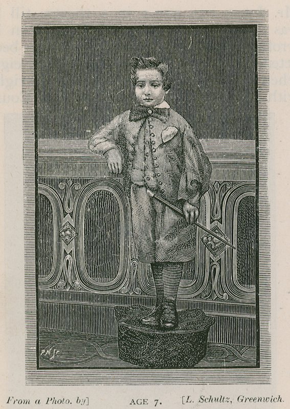 Arthur W Pinero, 7 yaşında by English School