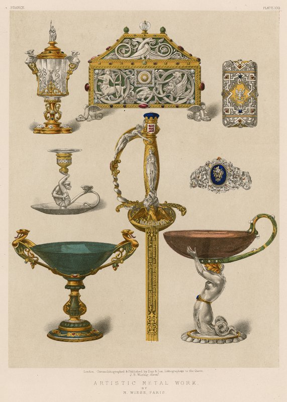Sanatsal Metal İşi, M Wiese, Paris by English School